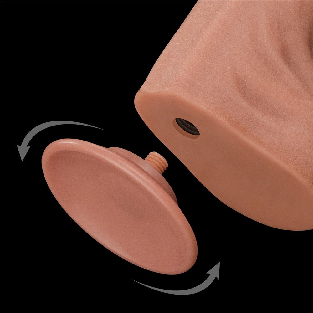 King Size 14'' Dual-Layer Gliding Dildo