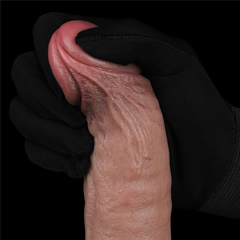 REAL SOFTEE 9.5" Rechargeable Silicone Vibrating Dildo