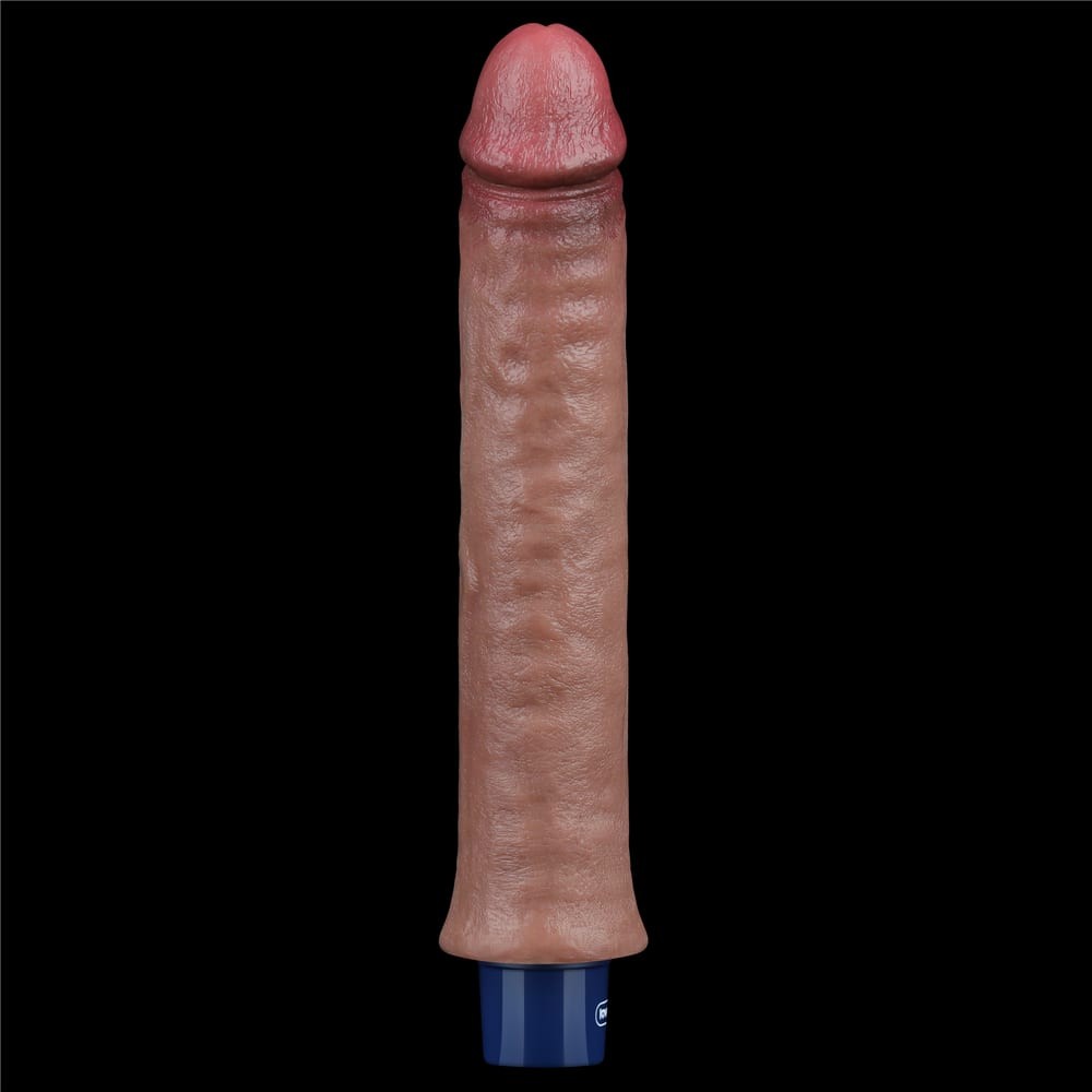 REAL SOFTEE 9.5" Rechargeable Silicone Vibrating Dildo