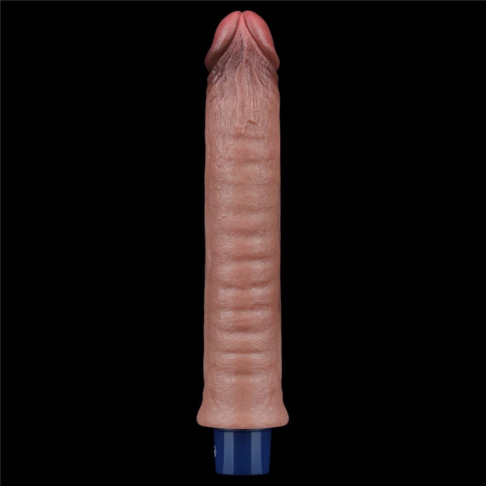 REAL SOFTEE 9.5" Rechargeable Silicone Vibrating Dildo