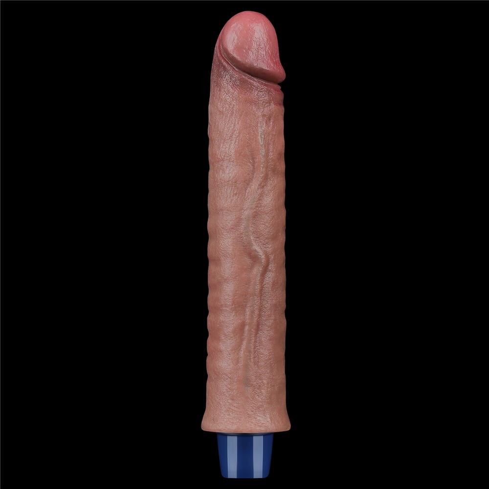 REAL SOFTEE 9.5" Rechargeable Silicone Vibrating Dildo