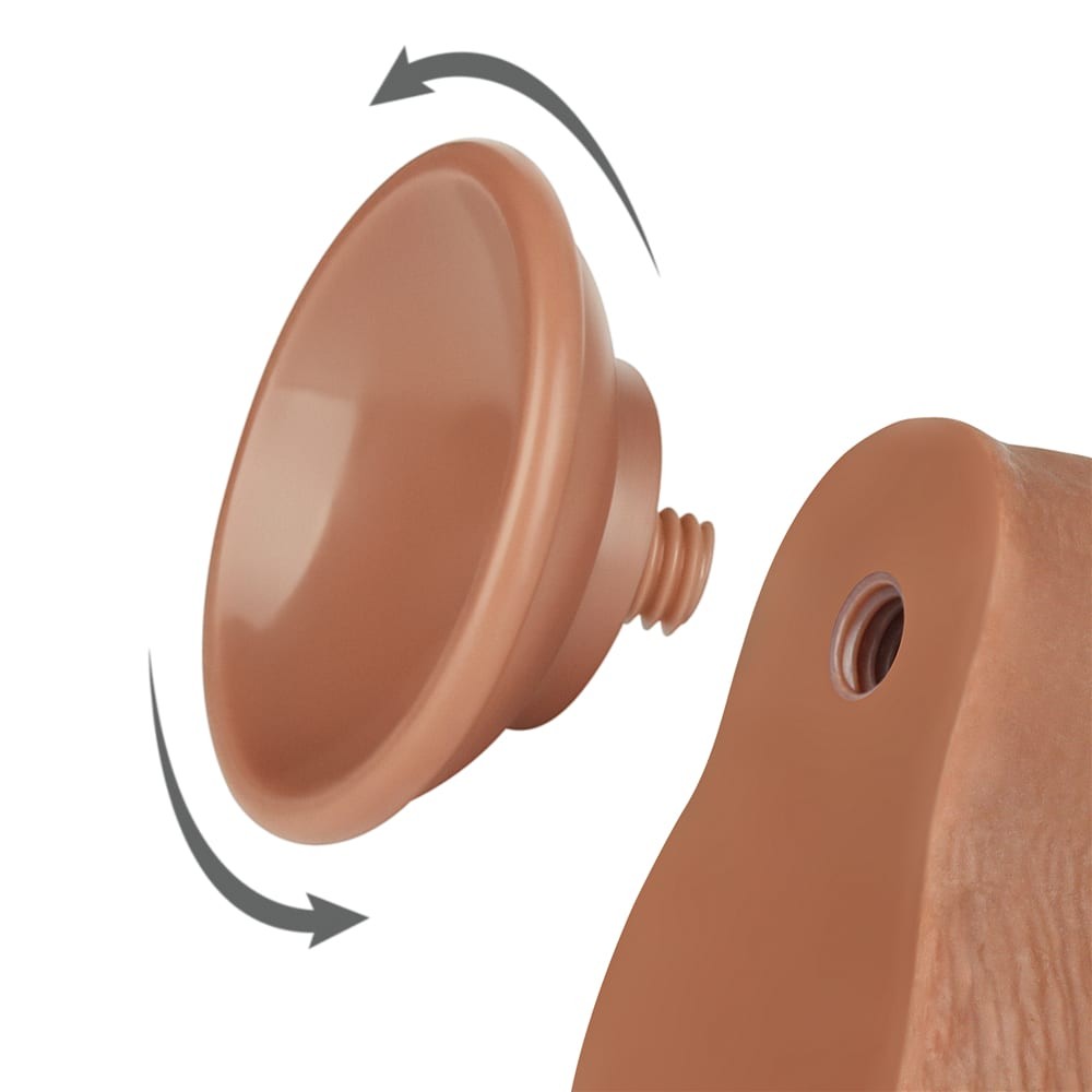 7.5'' Double Layer Sliding Dong, Brown III_B15O50_3