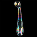 Twilight Gleam Glass Dildo - Alluring Arc