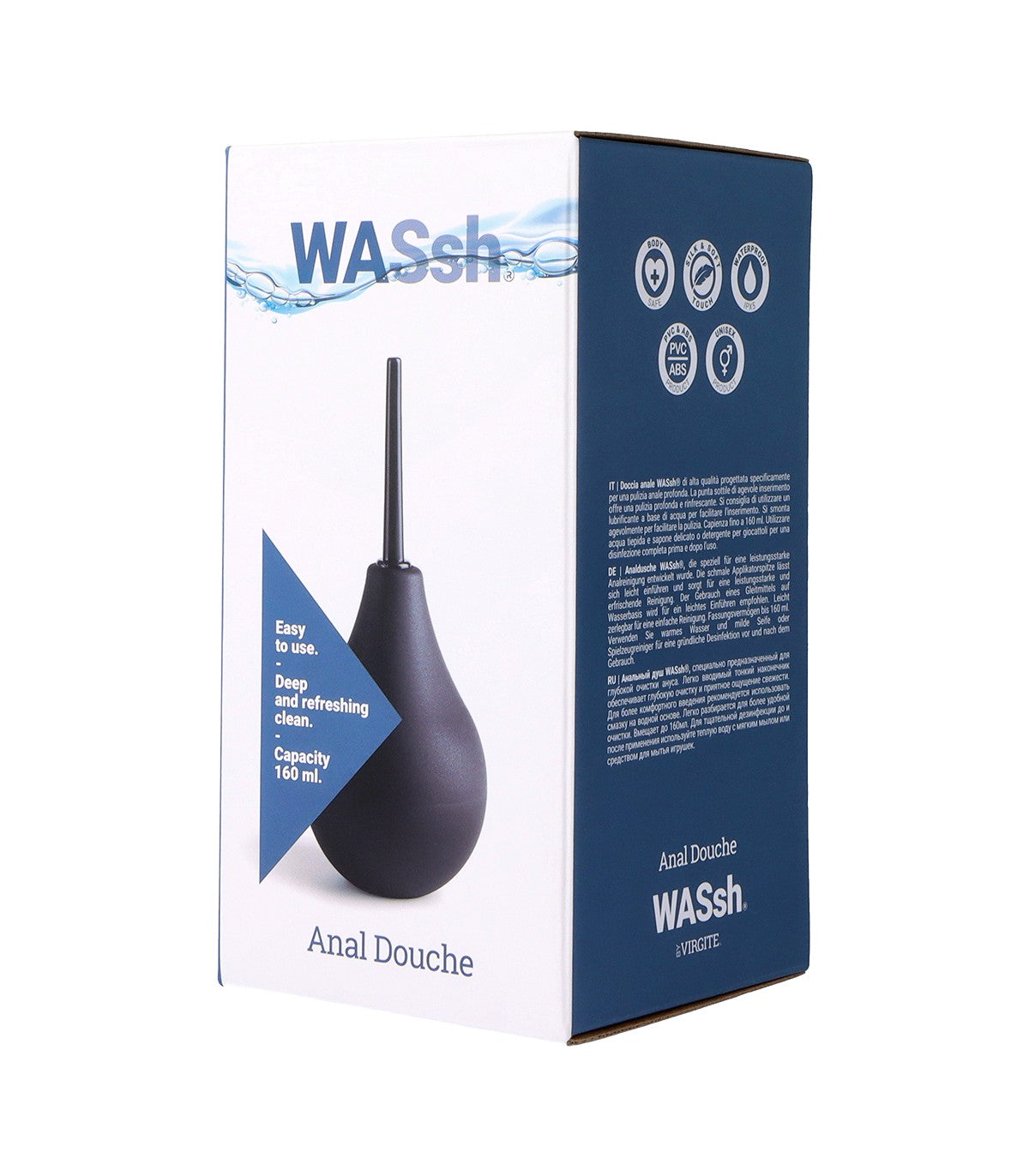 BLACK ANAL ENEMA FOR CLEANSING 160 ML