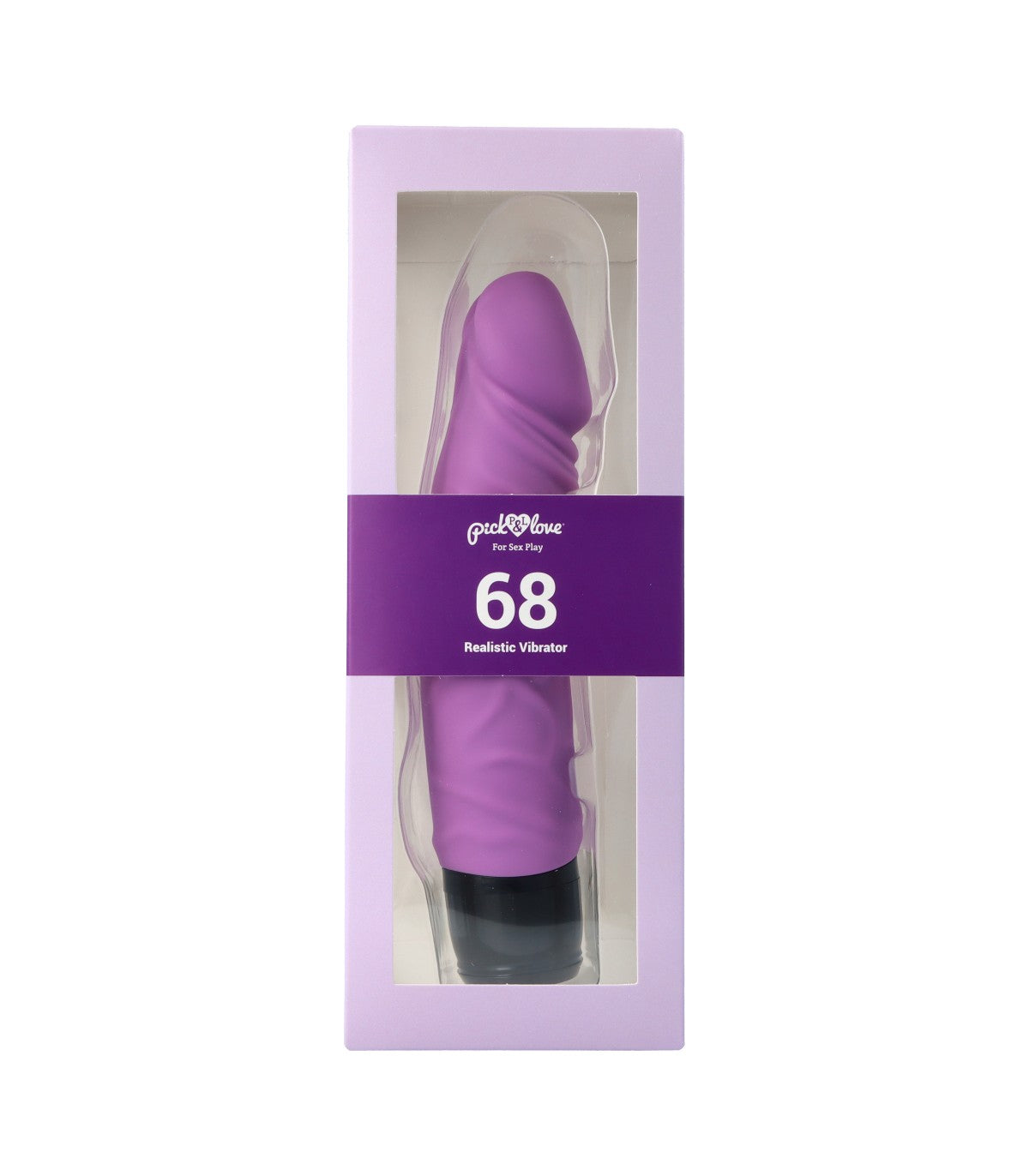 No. 68 PURPLE REALISTIC VIBRATOR