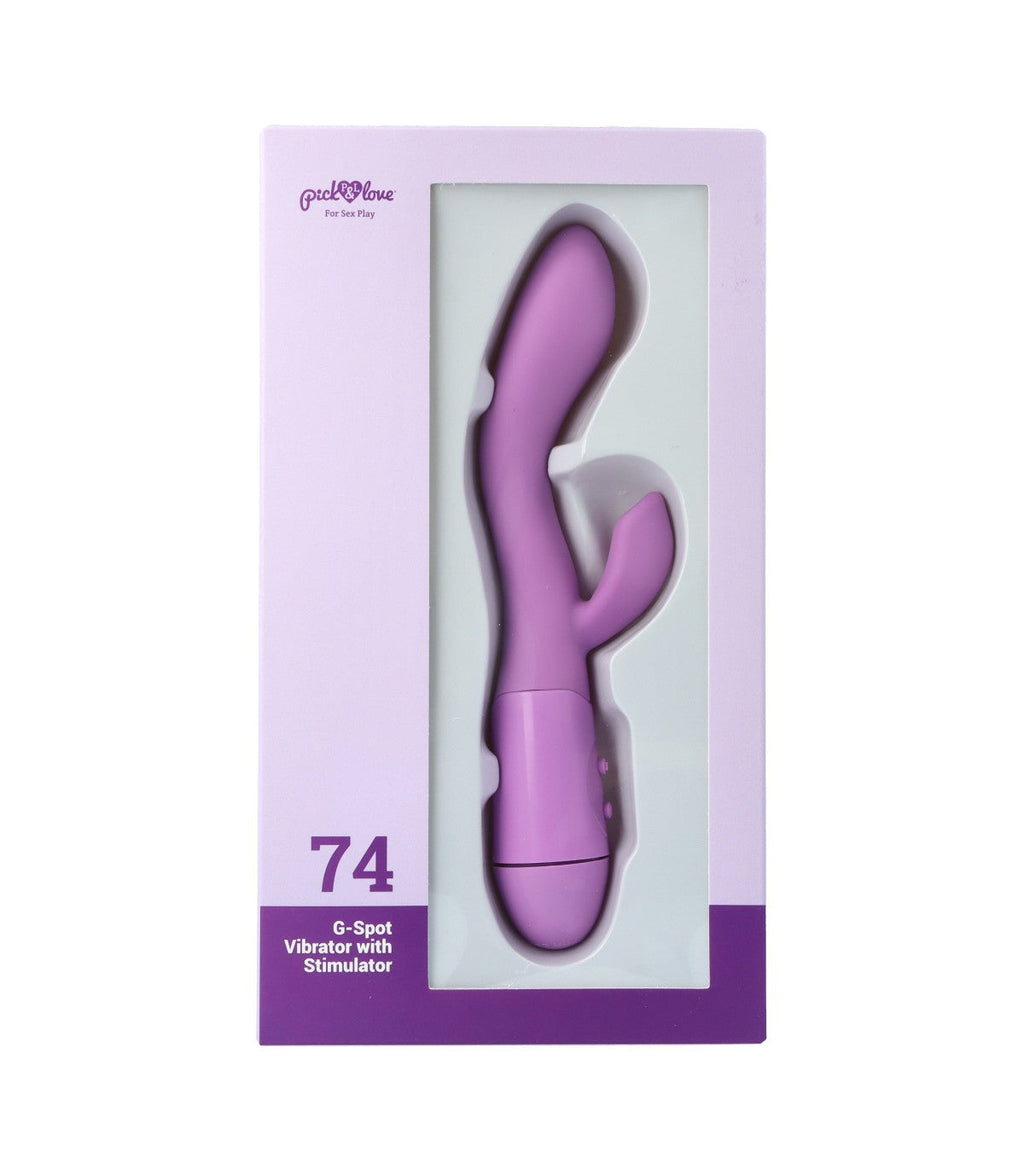 Nº 74 G-SPOT VIBRATOR WITH PURPLE STIMULATOR