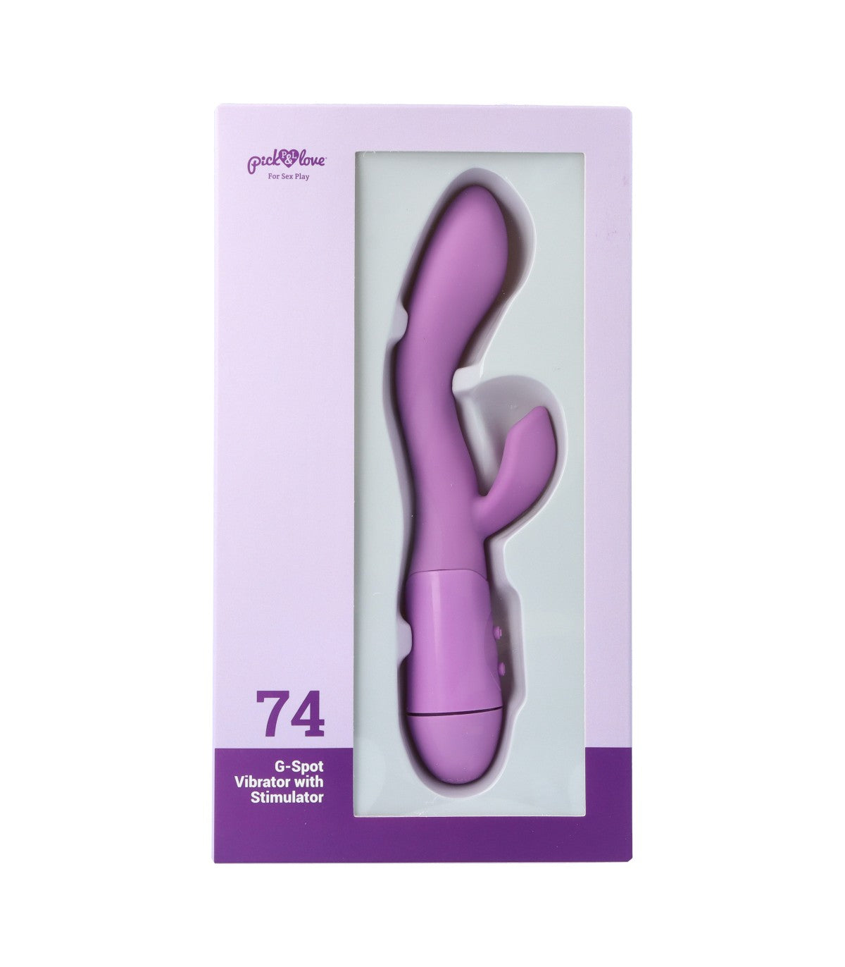 Nº 74 G-SPOT VIBRATOR WITH PURPLE STIMULATOR