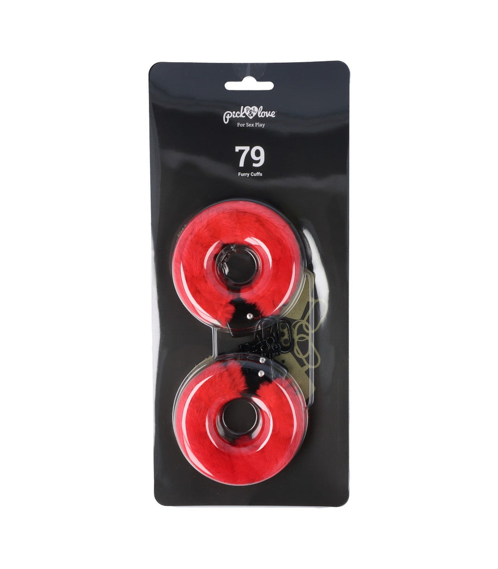 No. 79 RED FURRY HANDCUFFS