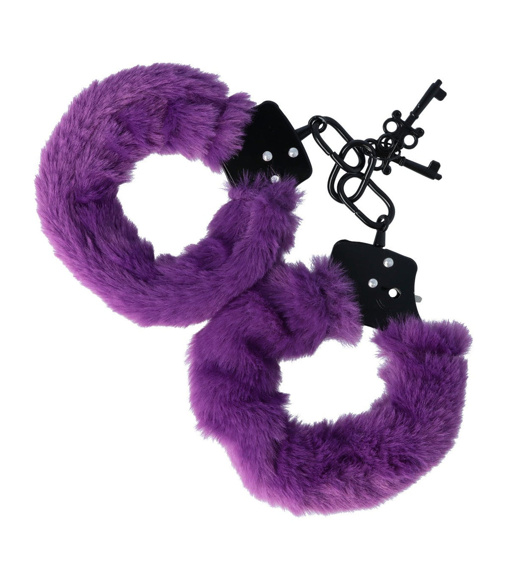 Nº 80 PURPLE FURRY CUFFS