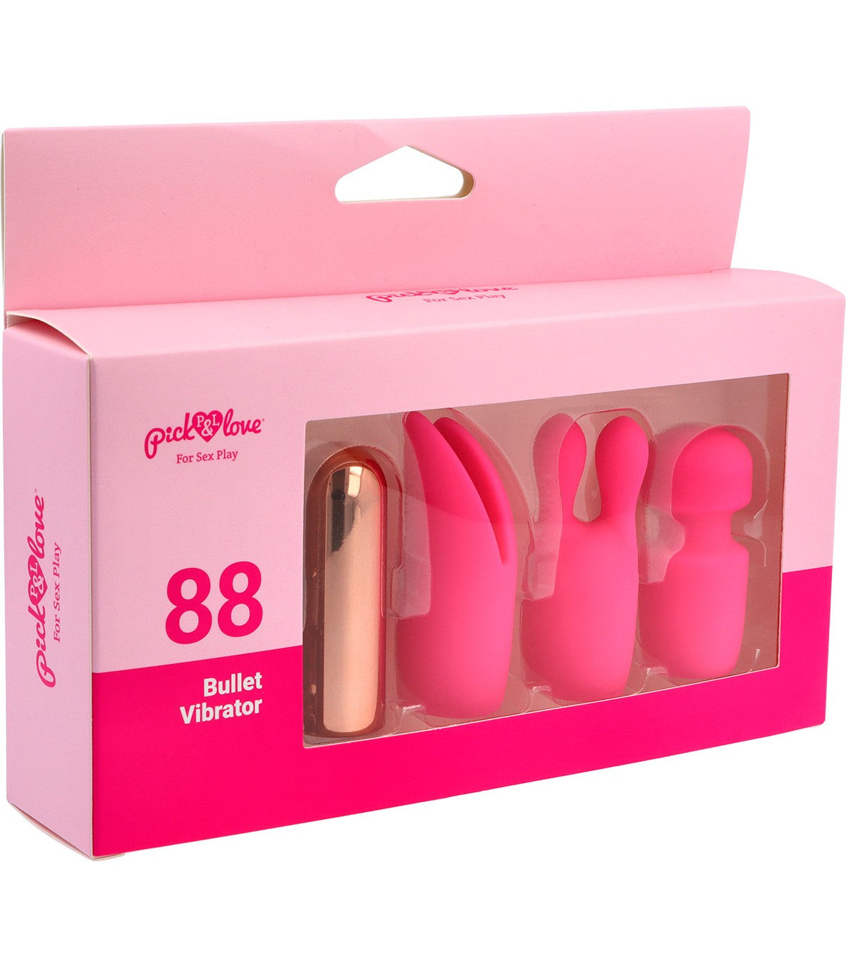 Nº 88 RECHARGEABLE BULLET WITH PINK SILICONE COVERS