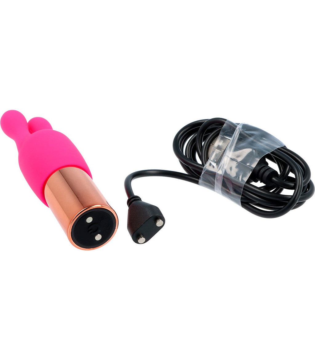 Nº 88 RECHARGEABLE BULLET WITH PINK SILICONE COVERS