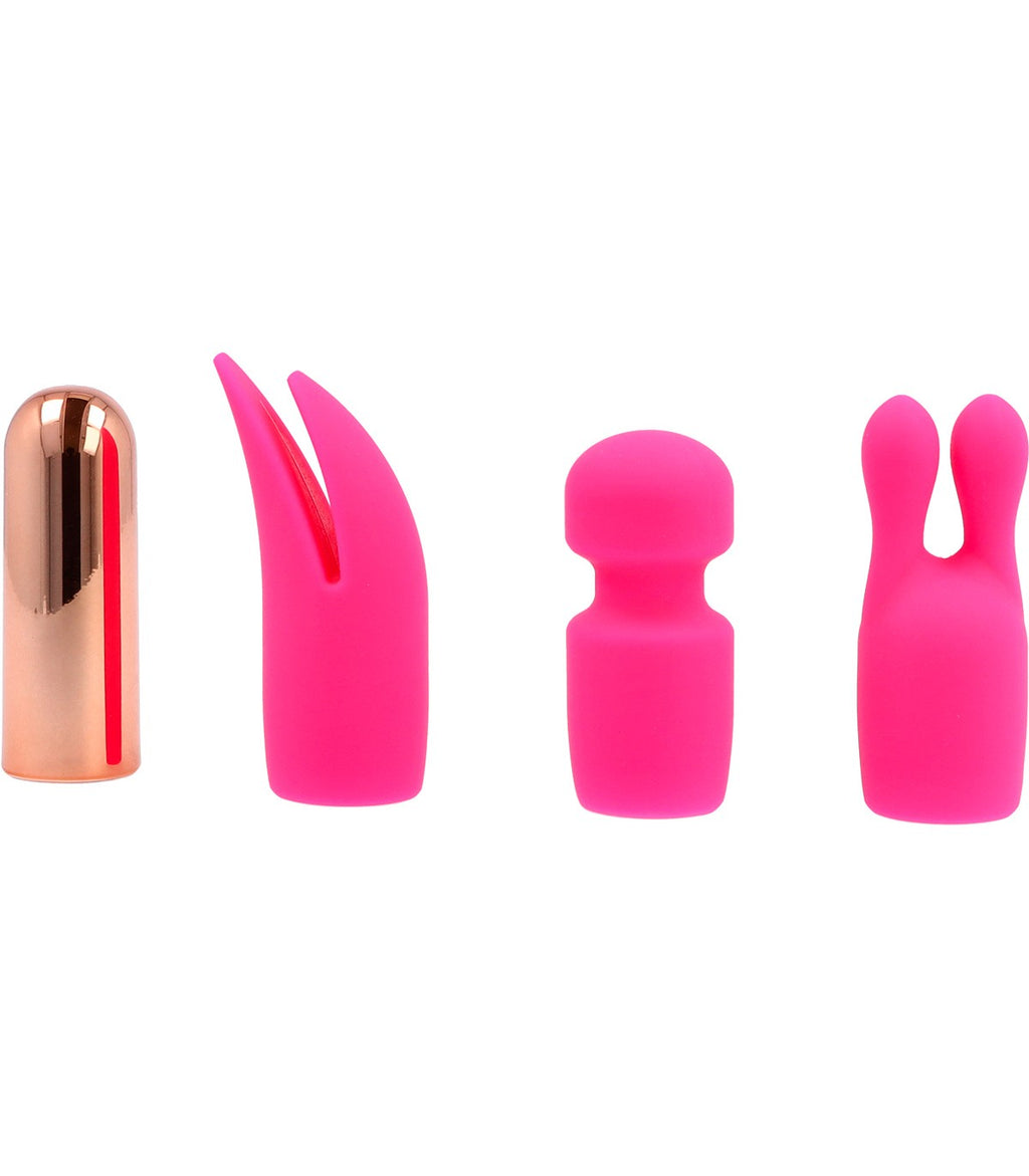 Nº 88 RECHARGEABLE BULLET WITH PINK SILICONE COVERS