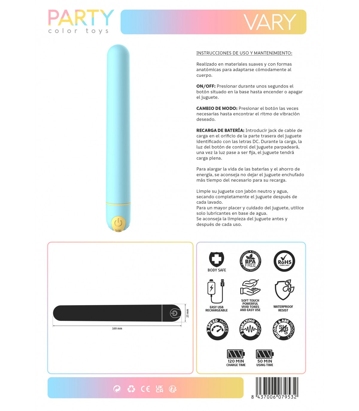 BLUE USB VIBRATOR VARIOUS
