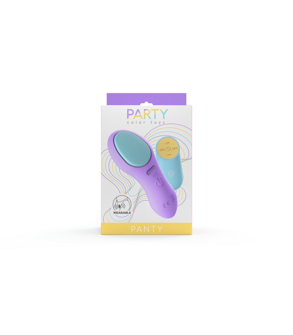 LILA PANTY VIBRATOR WITH USB CONTROL