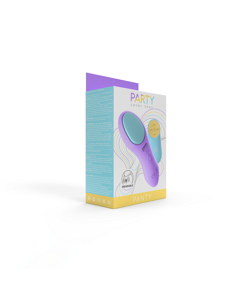 LILA PANTY VIBRATOR WITH USB CONTROL