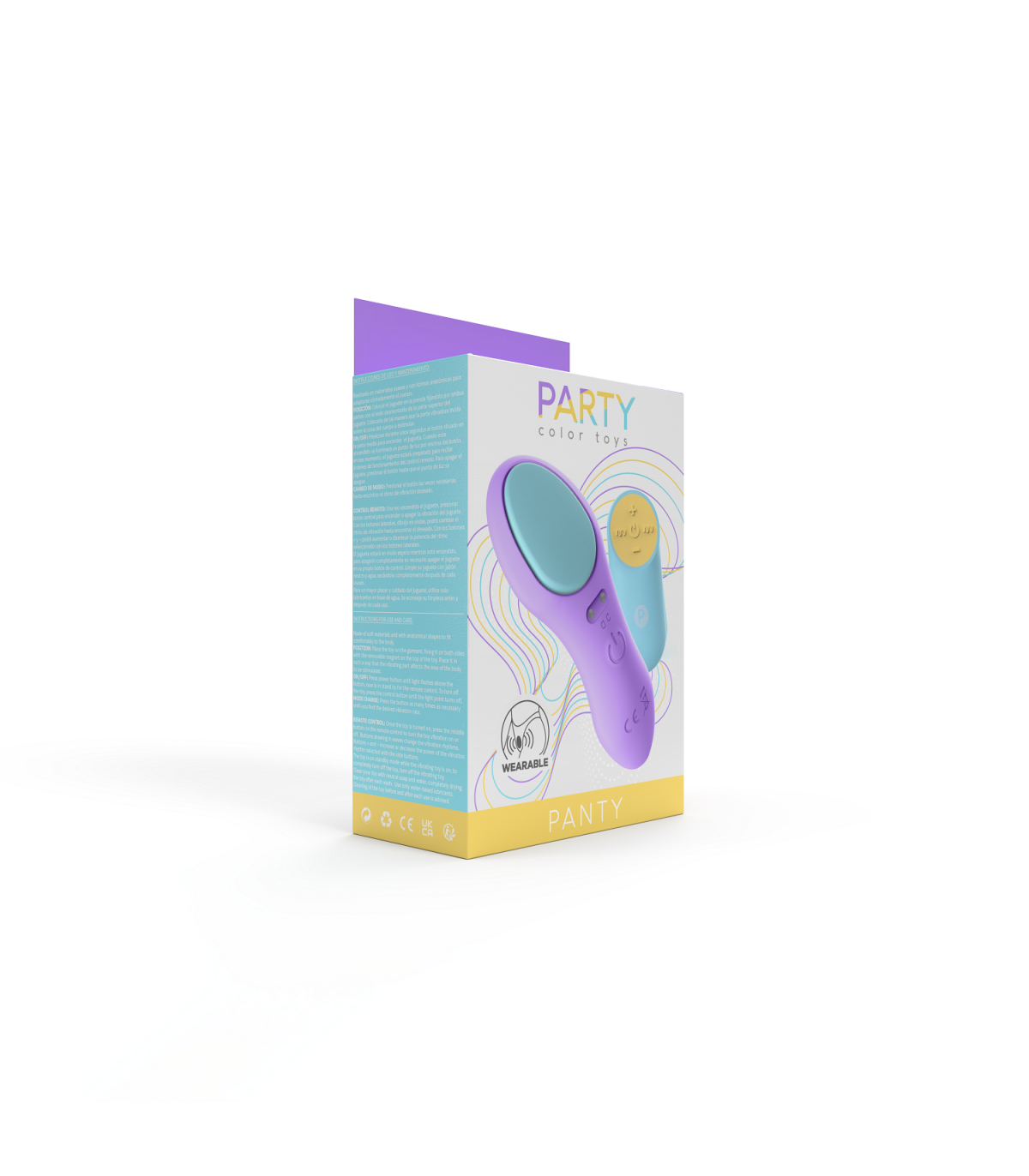 LILA PANTY VIBRATOR WITH USB CONTROL