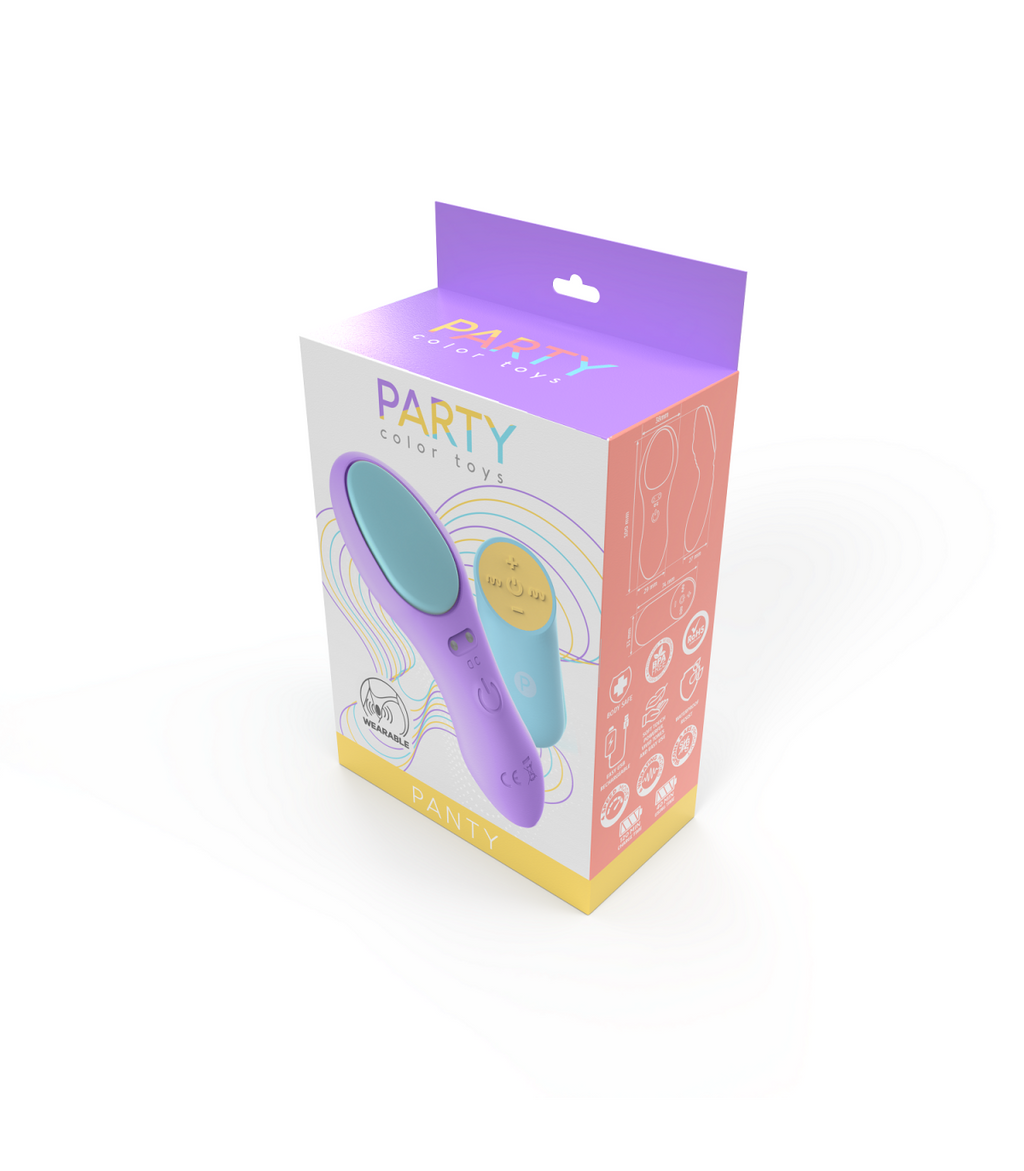 LILA PANTY VIBRATOR WITH USB CONTROL