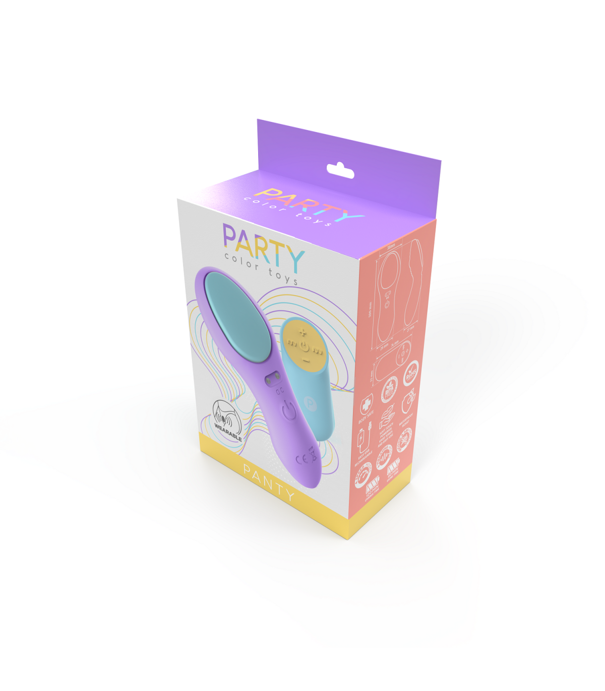 LILA PANTY VIBRATOR WITH USB CONTROL