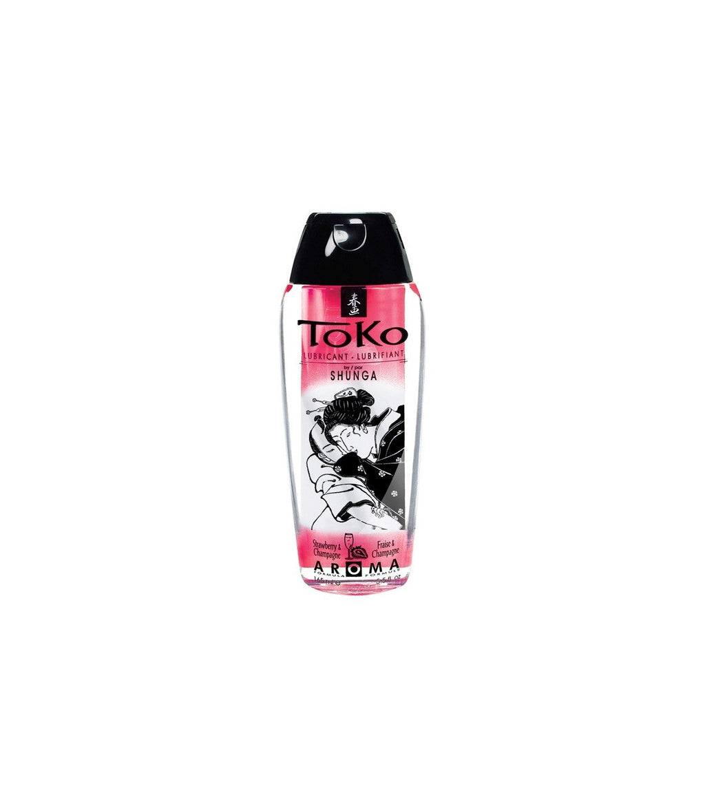 Strawberry and champagne lubricant store