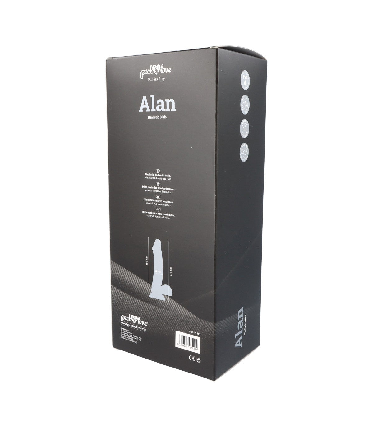 REALISTIC PENIS ALAN 21 CM