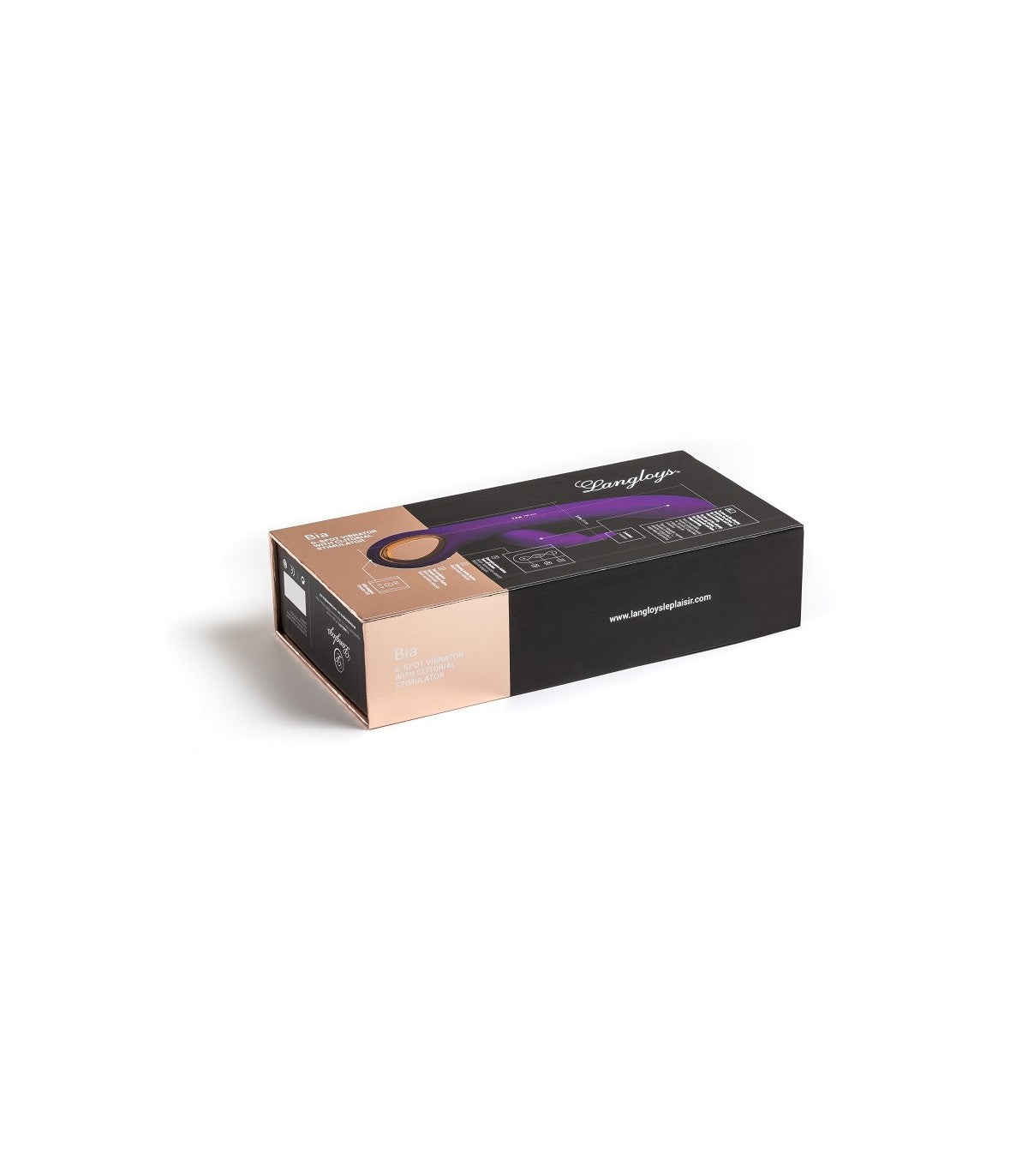 VIBRATORE PUNTO G CON STIMOLATORE CLITORIDEO BIA FUCSIA