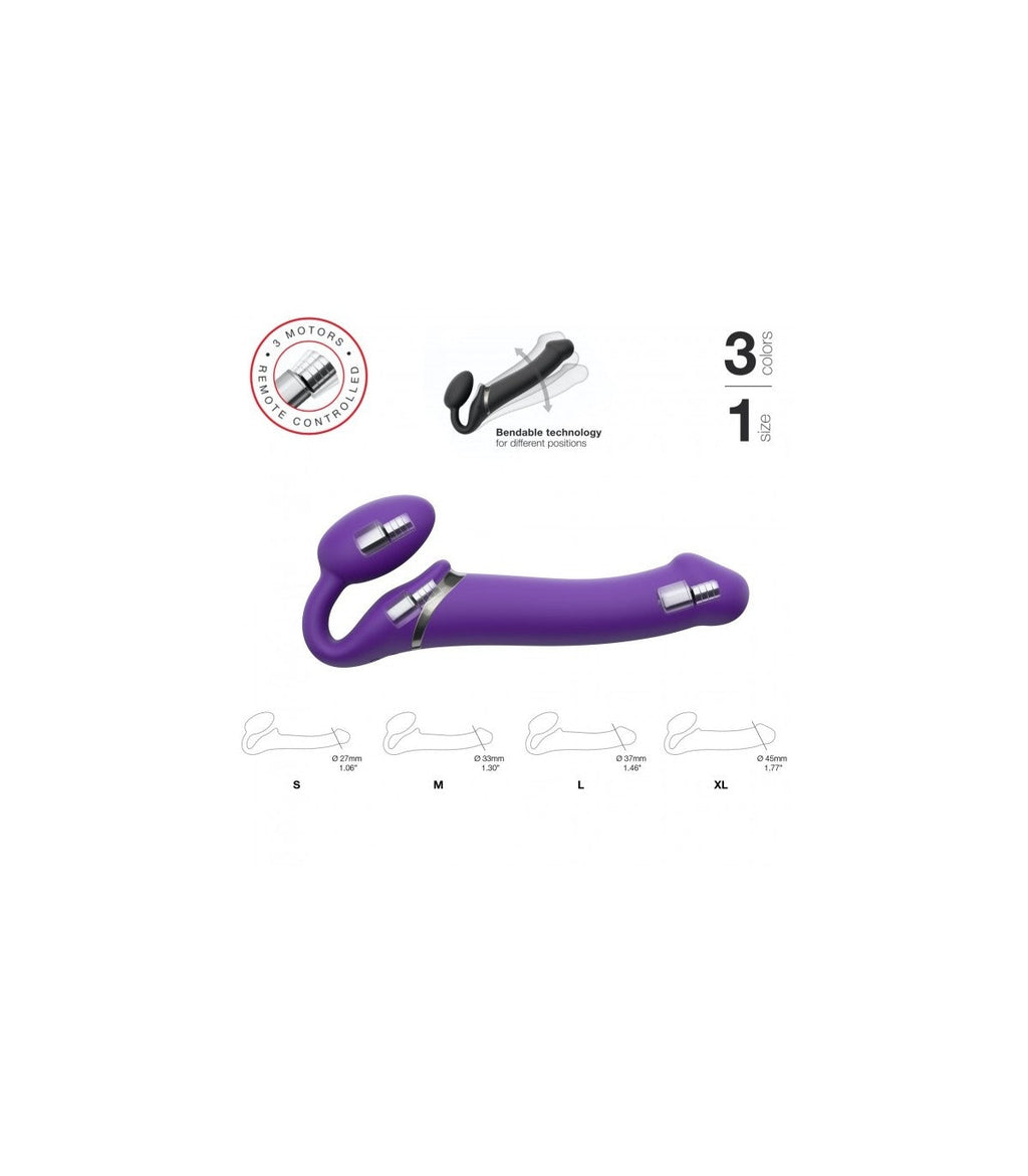 USB Dual Vibration Flexible Silicone Wiring with XL Violet Control