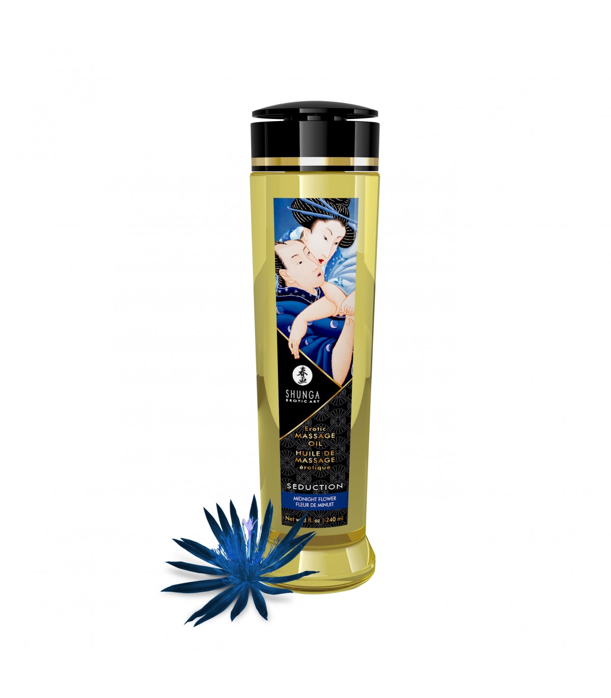 MIDNIGHT FLOWERS SEDUCTION MASSAGE OIL 240 ML