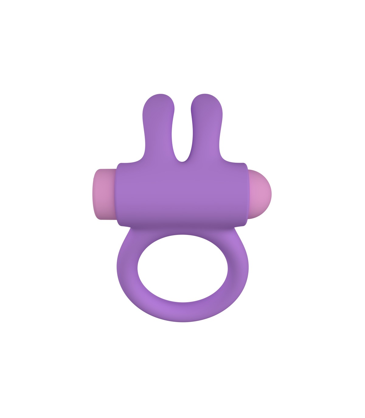 RINY VIBRATING RING WITH USB CONTROLLER IN LILAC SILICONE