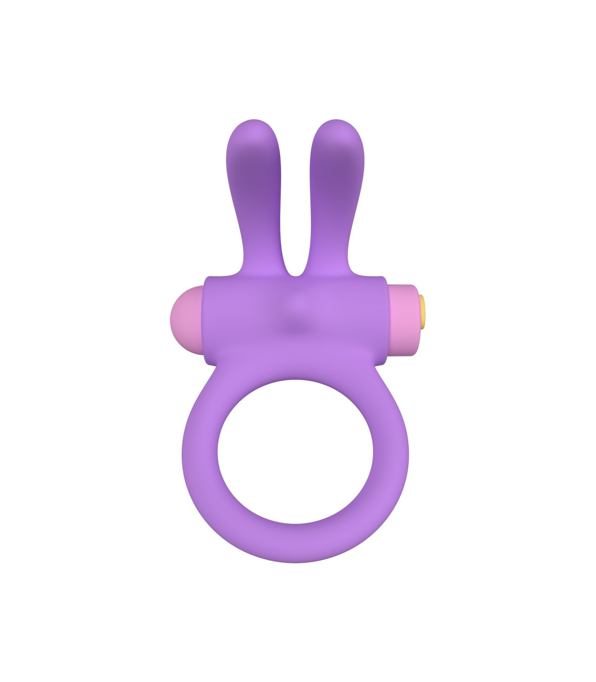 RINY VIBRATING RING WITH USB CONTROLLER IN LILAC SILICONE
