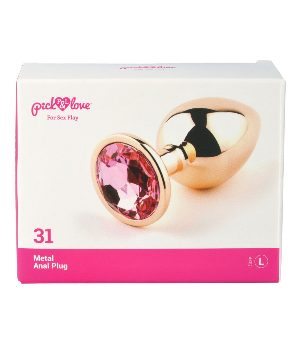 N. 31 METAL ANAL PLUG SIZE L