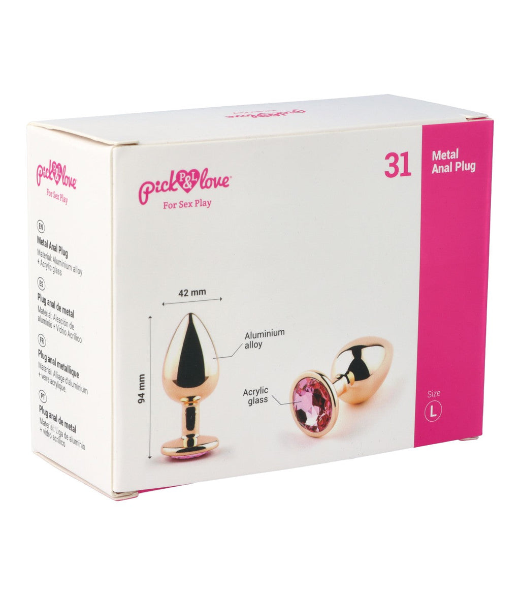 N. 31 METAL ANAL PLUG SIZE L