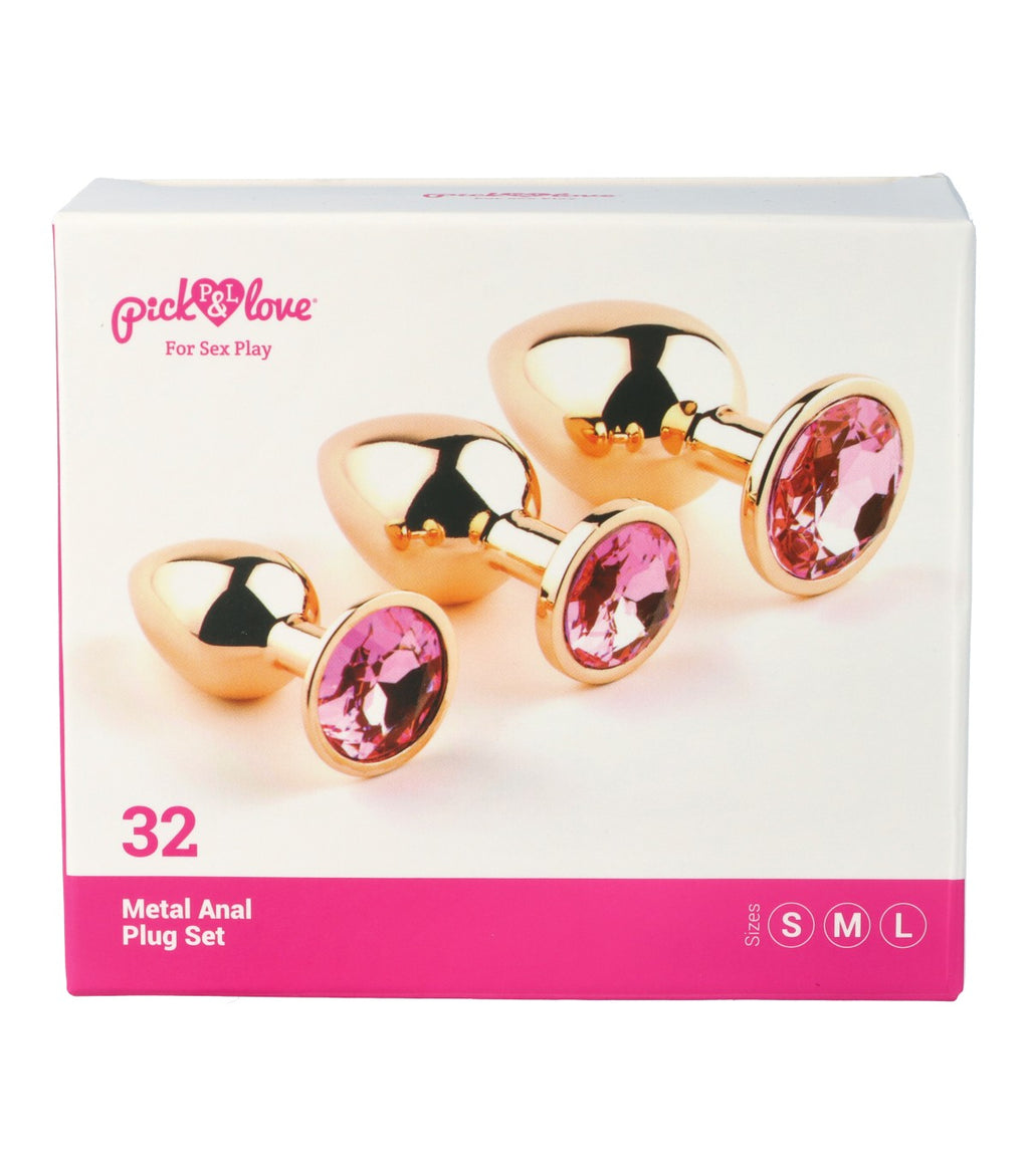 METAL ANAL PLUG SET NO. 32
