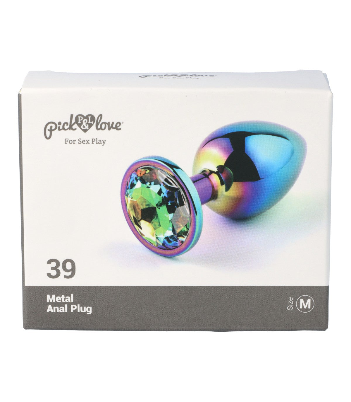 Nº 39 METAL BUTT PLUG SIZE M