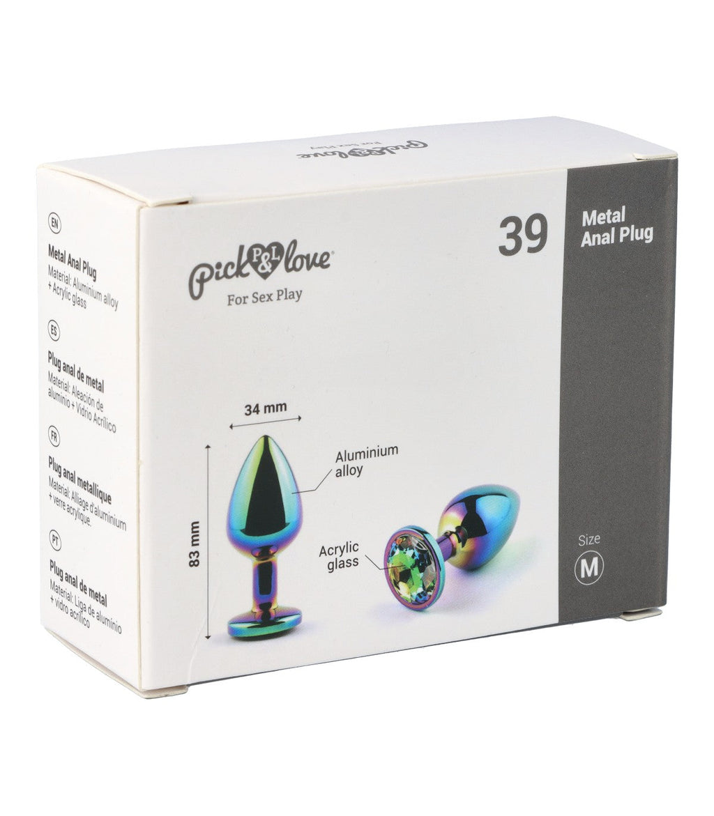 Nº 39 METAL BUTT PLUG SIZE M