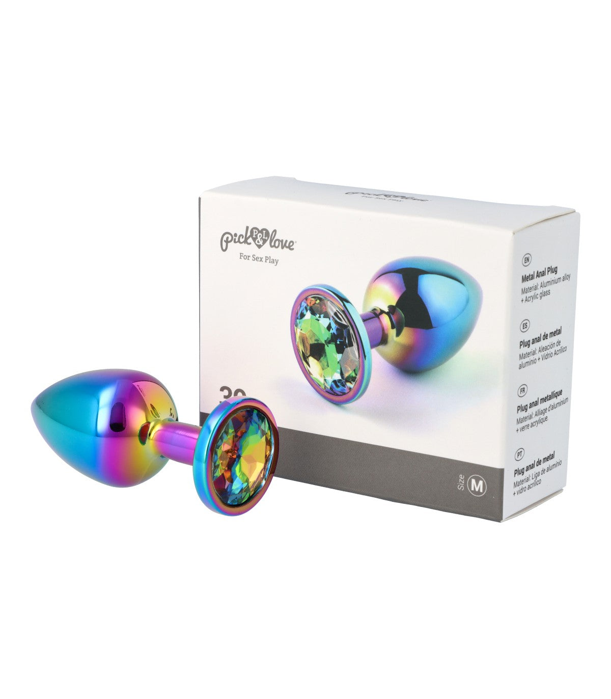 Nº 39 METAL BUTT PLUG SIZE M
