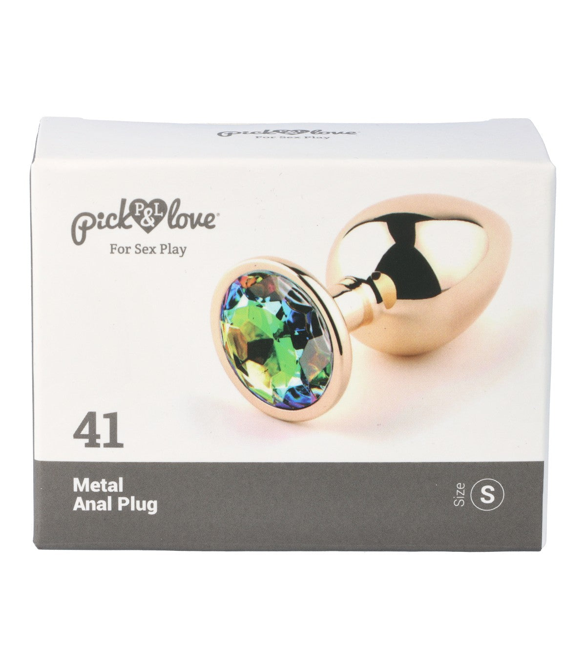 No. 41 METAL BUTT PLUG SIZE S