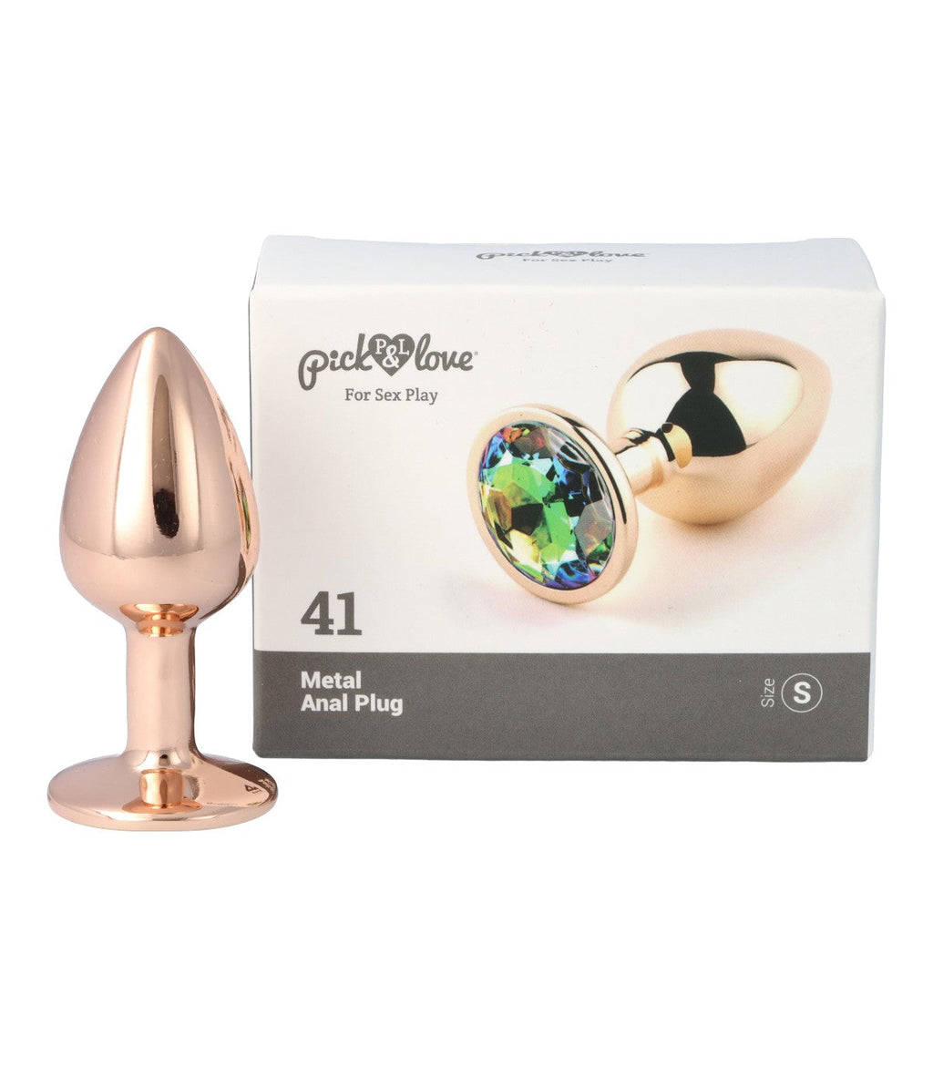 No. 41 METAL BUTT PLUG SIZE S