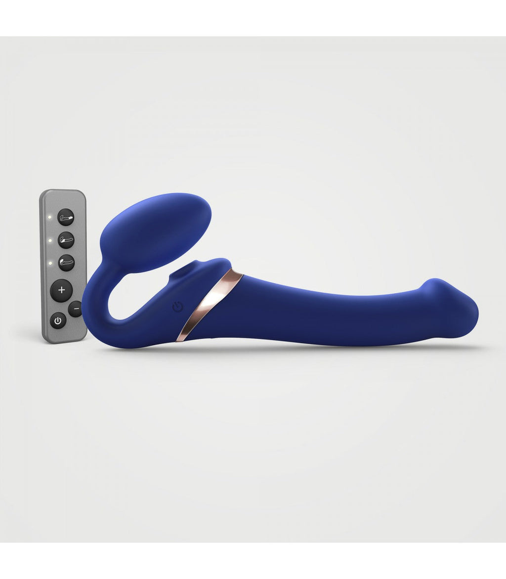 Adjustable Multi-Orgasm Harness Blue