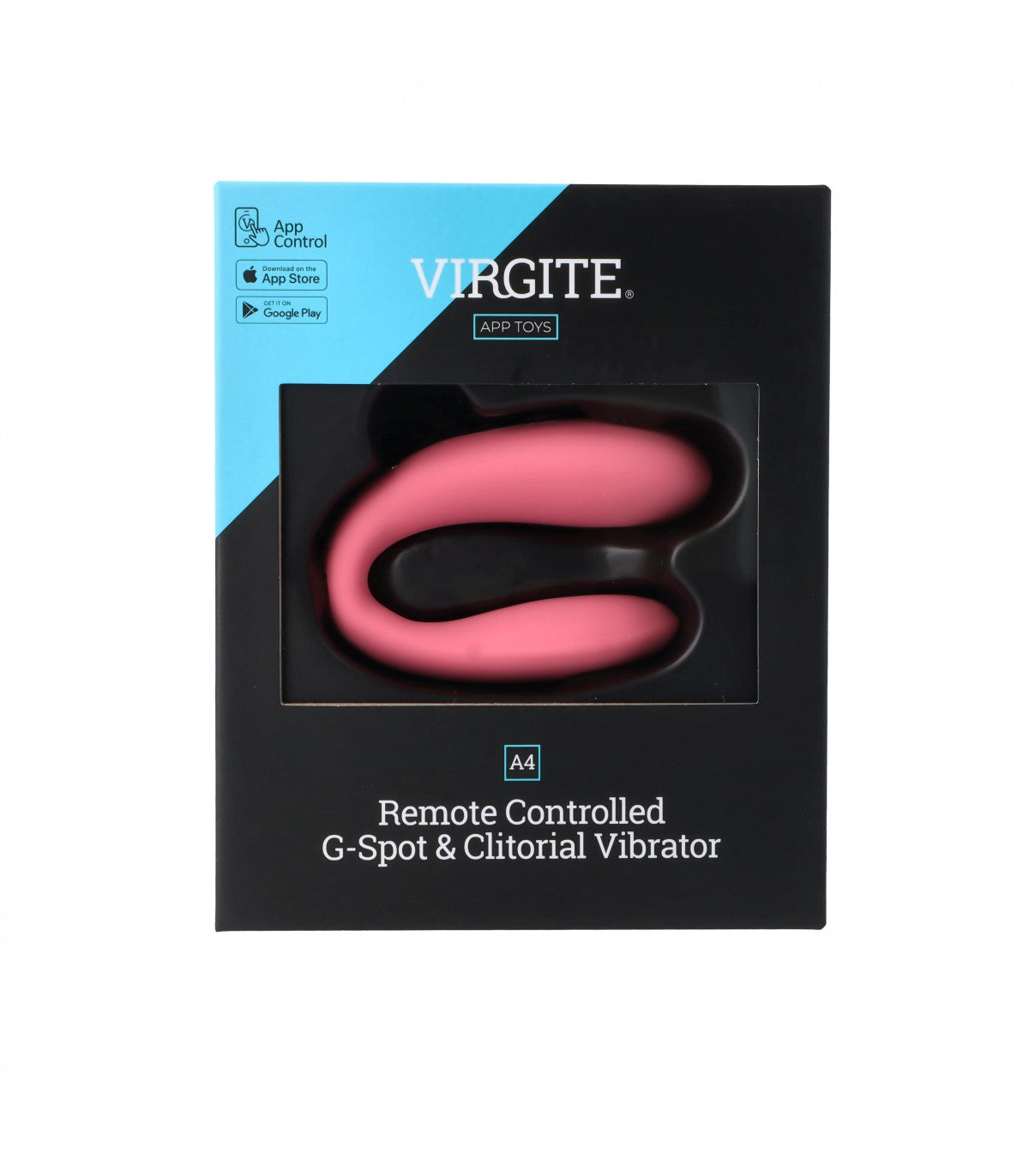 A4 VIBRATOR WITH REMOTE CONTROL FOR G-SPOT AND CLITORIS
