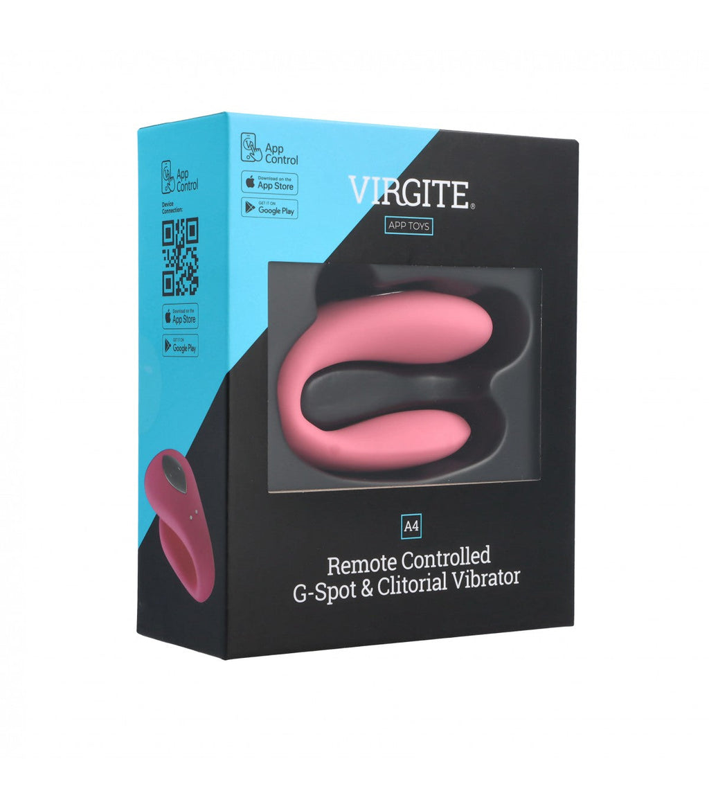 A4 VIBRATOR WITH REMOTE CONTROL FOR G-SPOT AND CLITORIS