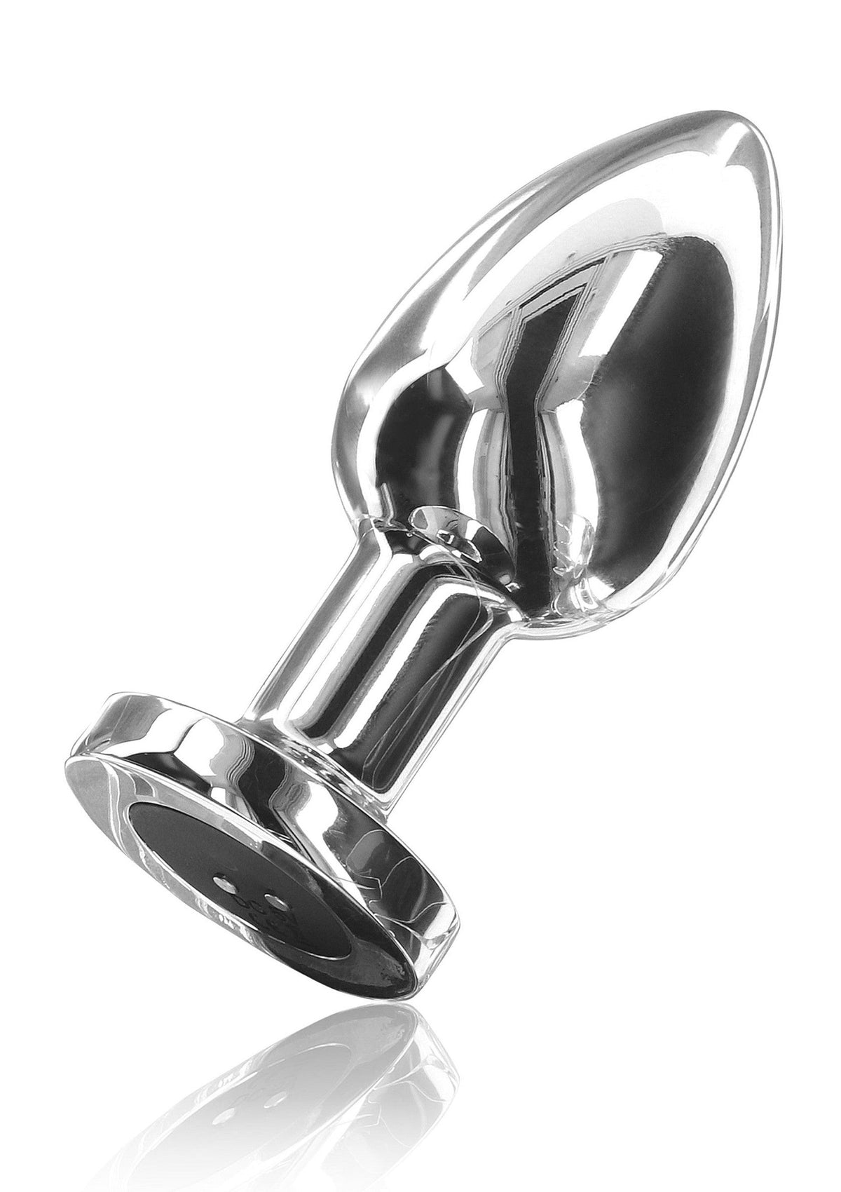 The Silver Medium Glider Vibrating Plug