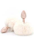 Incantevole tappo anale Bunnytail bianco