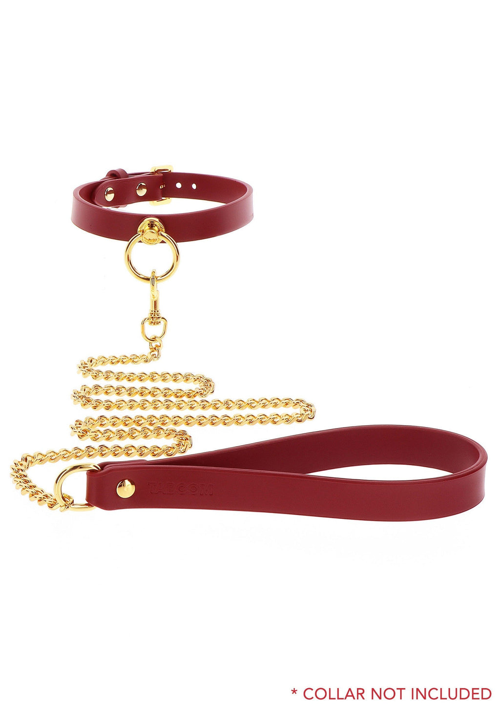 Red chain leash