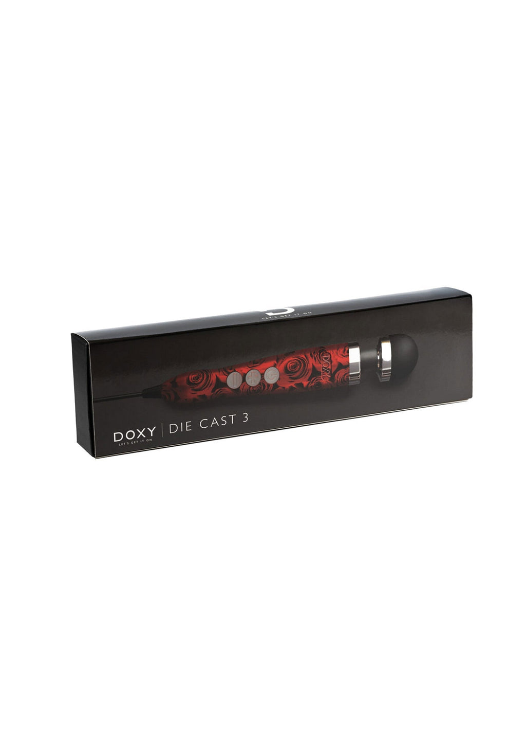 Die Cast Compact Massager 3 roses