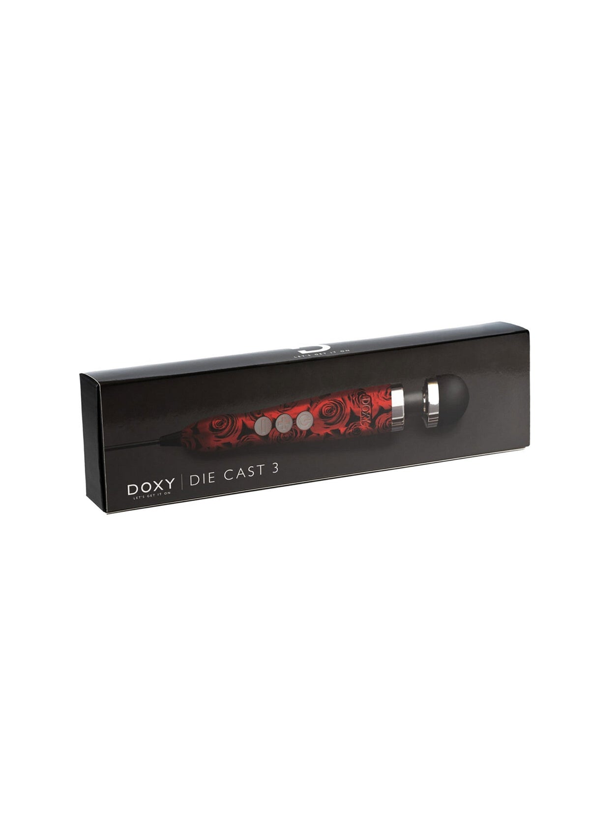 Die Cast Compact Massager 3 roses