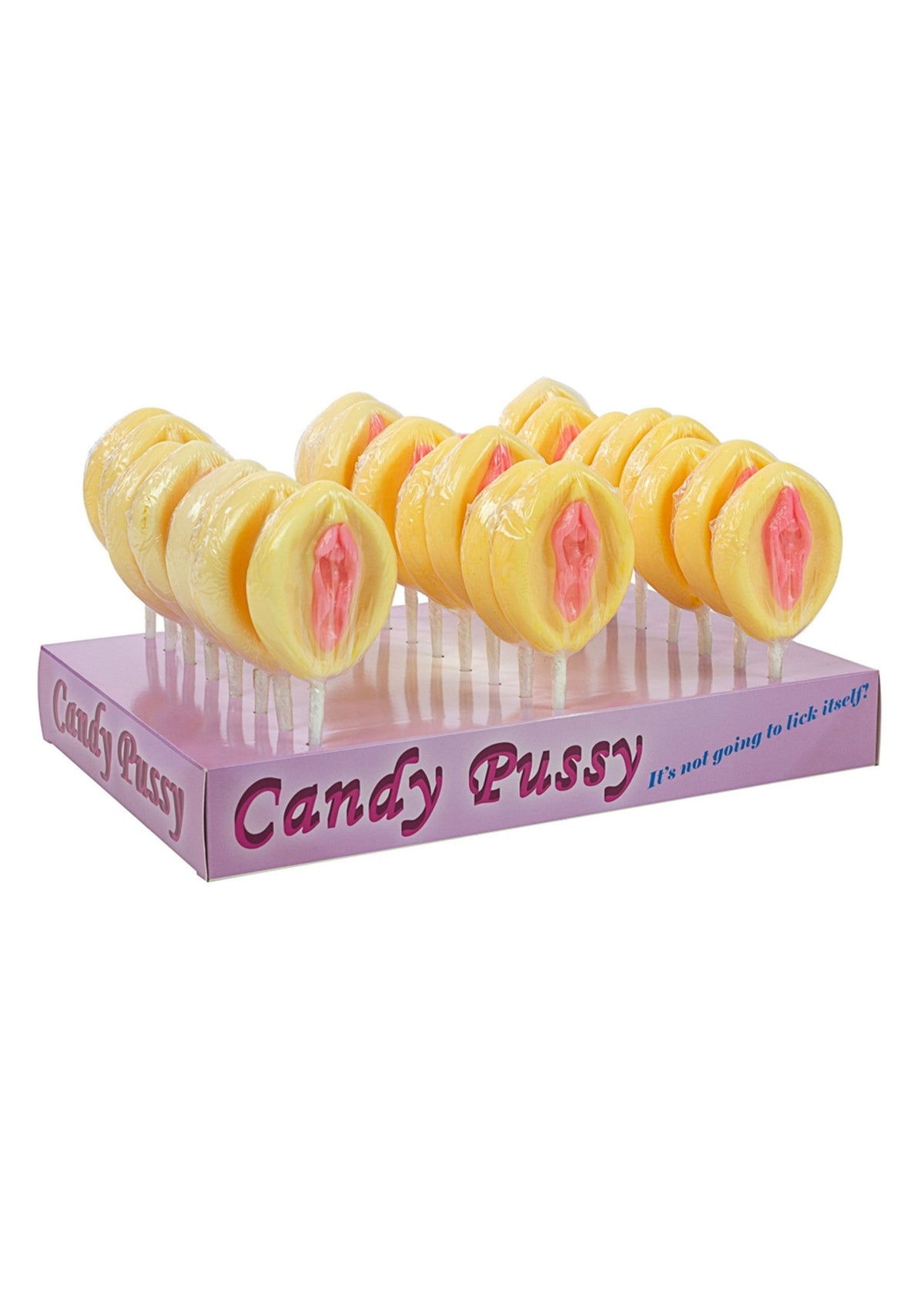 Lollipops Candy Pussy 24 pieces pink