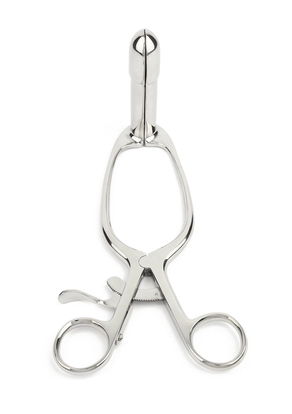 Speculum rettale di Barr grande argento