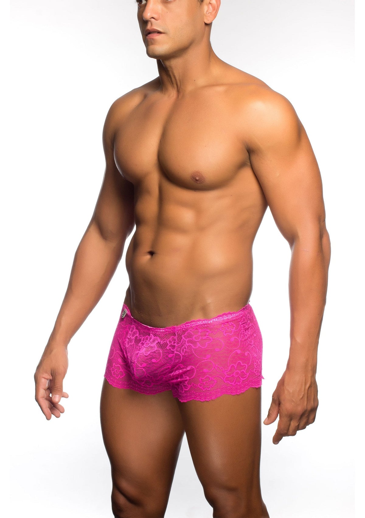Pink Rose Lace Boy Short