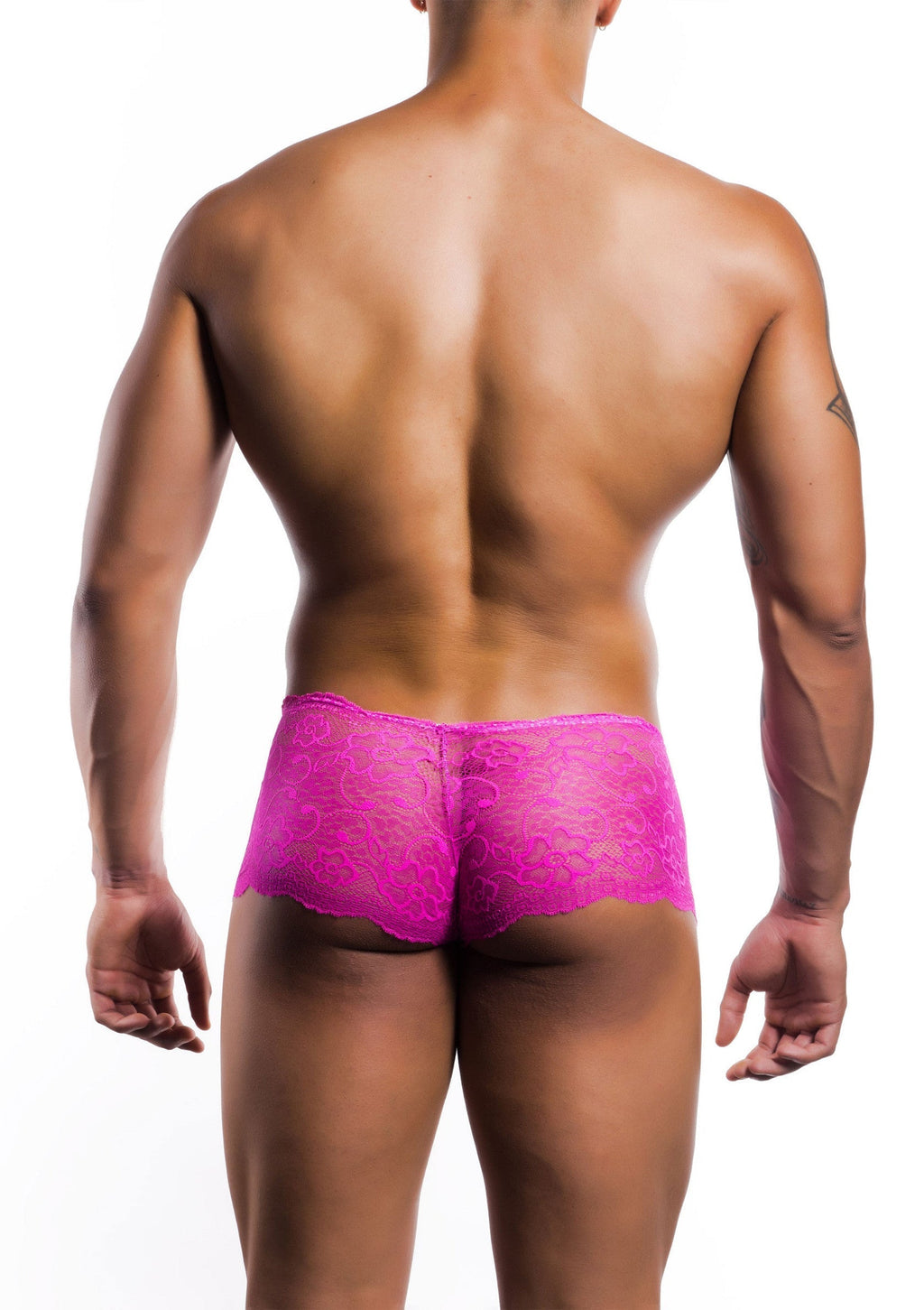 Pink Rose Lace Boy Short