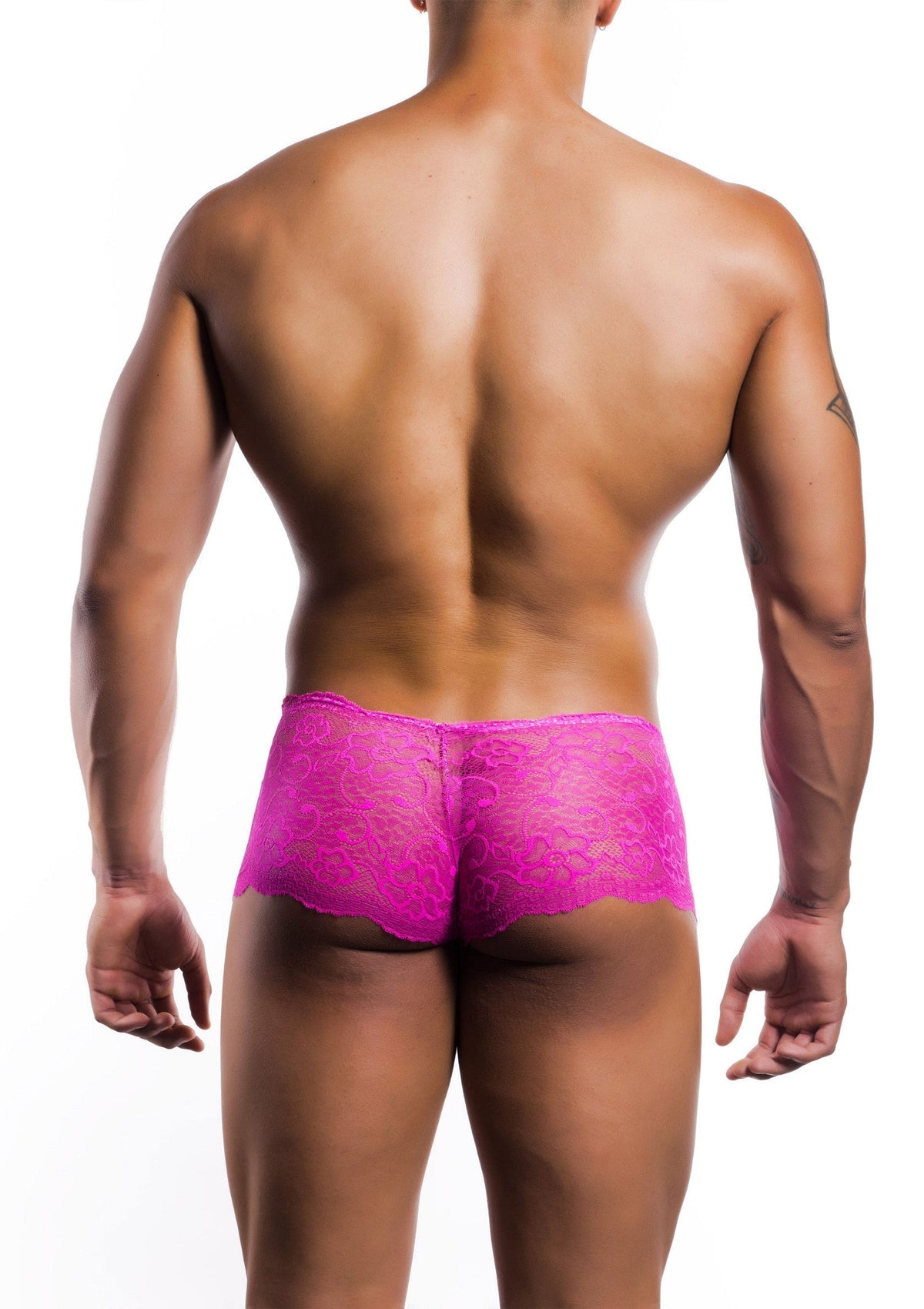 Pink Rose Lace Boy Short